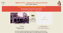Desktop Screenshot of hotel-du-parc-vals.adussee.com